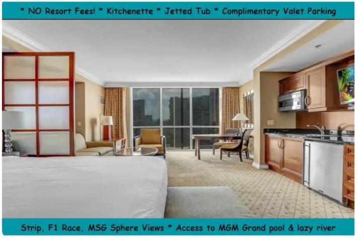 Signature Mgm Suite With Strip And Sphere View Las Vegas Exterior foto