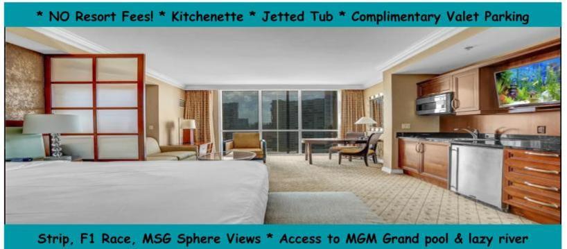 Signature Mgm Suite With Strip And Sphere View Las Vegas Exterior foto